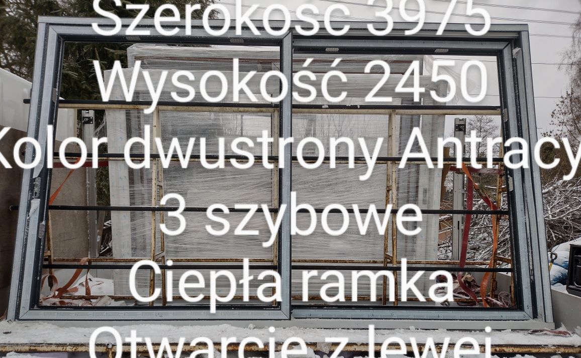 Drzwi Winchester dwustronny 167x249 3 szyby ciepła ramka-25%