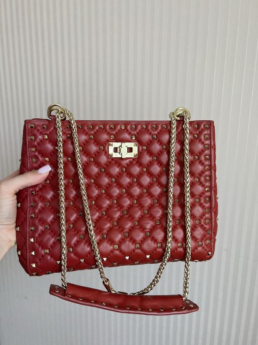 Брендова шкіряна жіноча сумочка