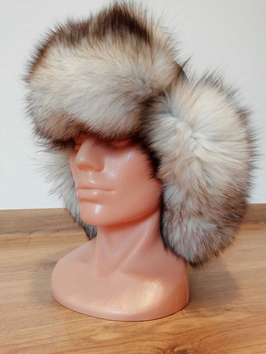 Czapka zimowa z naturalnej skóry, bardzo ciepła, wyjątkowa w dotyku