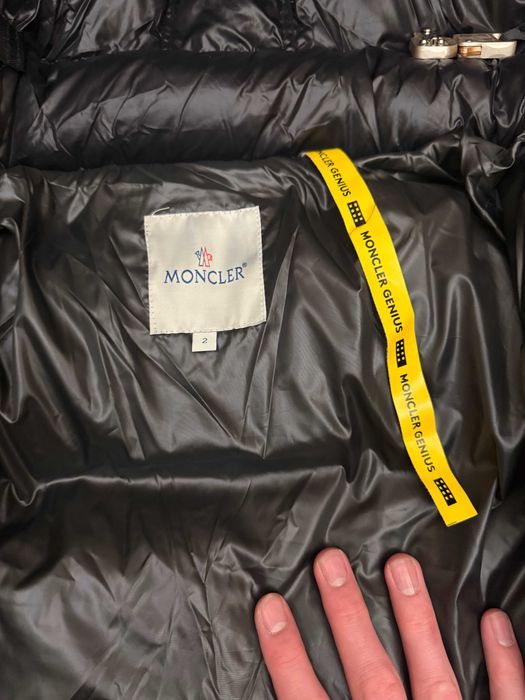 Пуховик Moncler Puffer Jacket Black x 1017 ALYX 9SM Shell Hooded