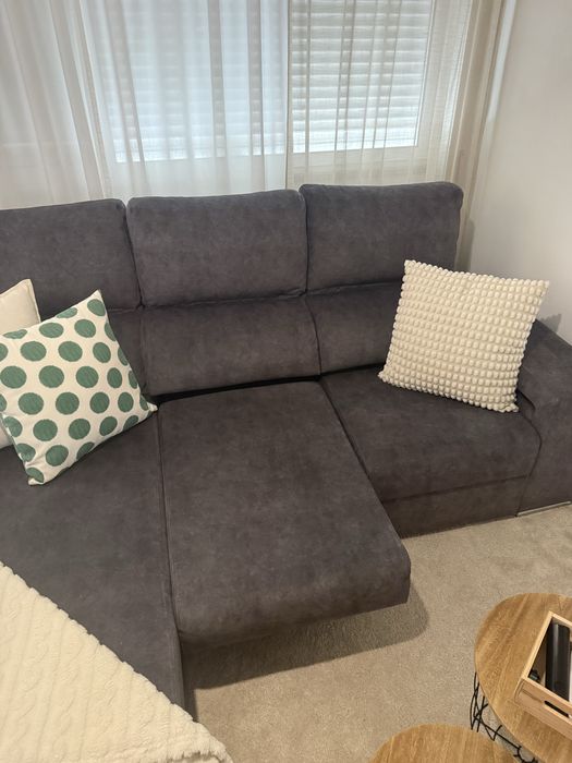 Sofa cama cinzento