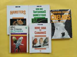 Livros sobre Periquitos Canários, Patos, Gansos, Tartarugas