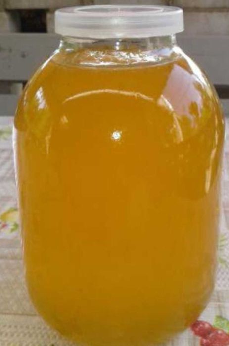 Мед соняшниковий за літр