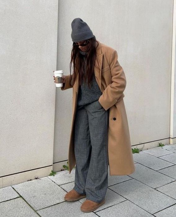 Пальто в чоловічому стилі zara limited edition