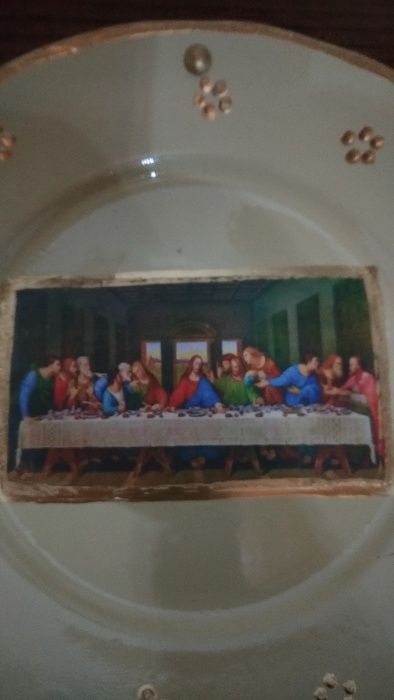 Prato decorativo - Ceia de Cristo