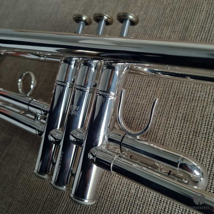 trąbka Jaeger New York tuned by Dr. John Diamond, srebro! gamonbrass