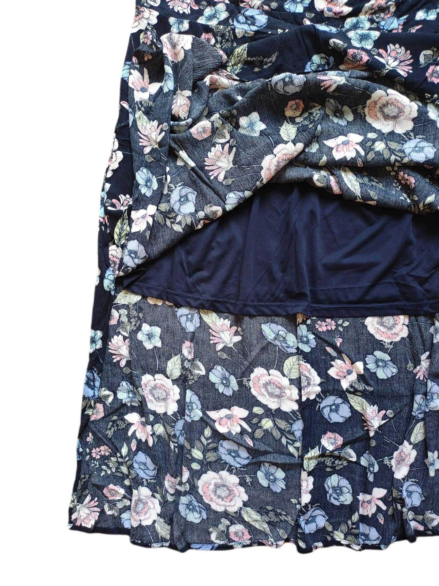 7280. BONPRIX - śliczna letnia w kwiaty 54/56 (XXXL).