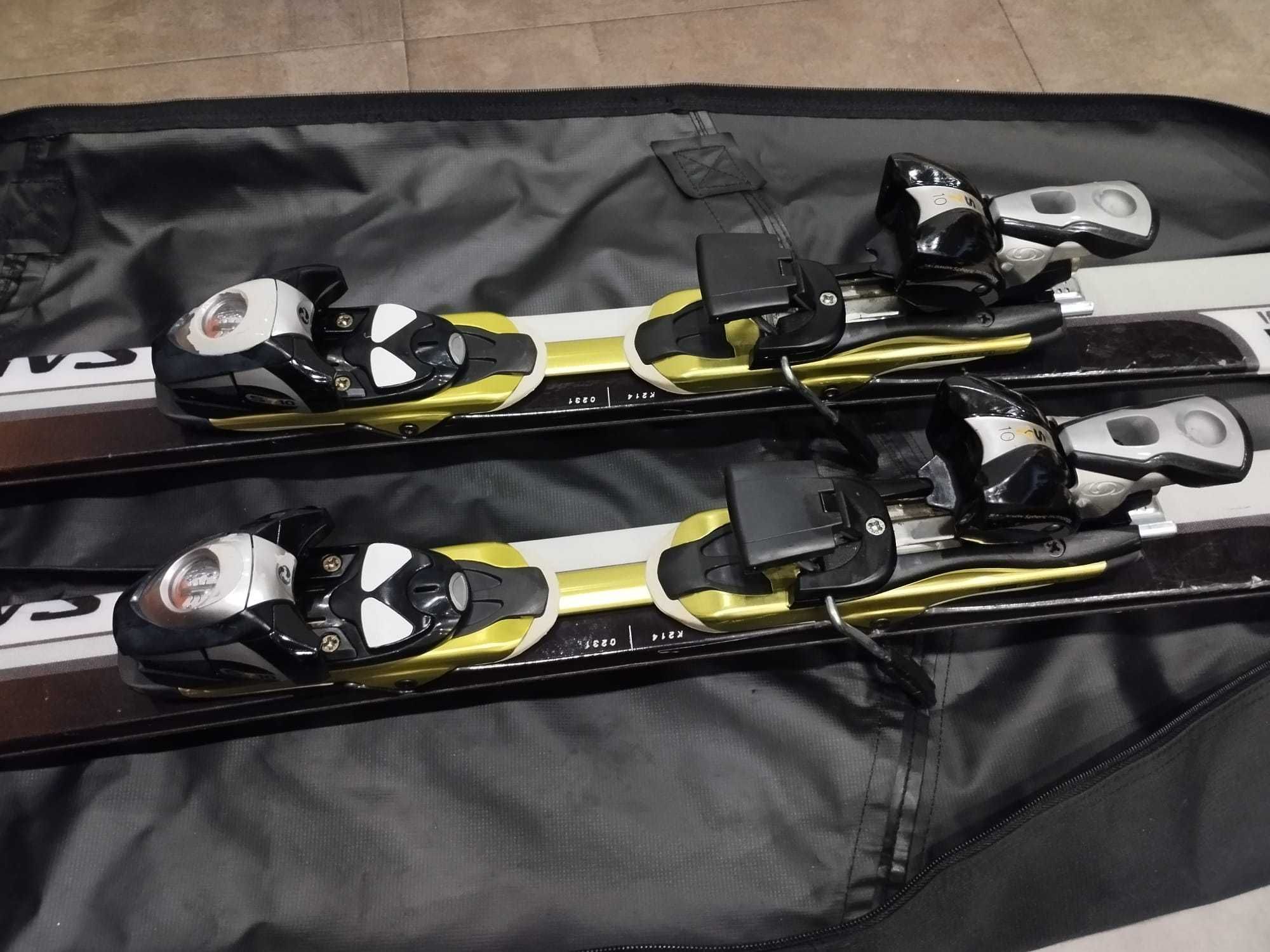 2 Pares de Skis de pista com fixações