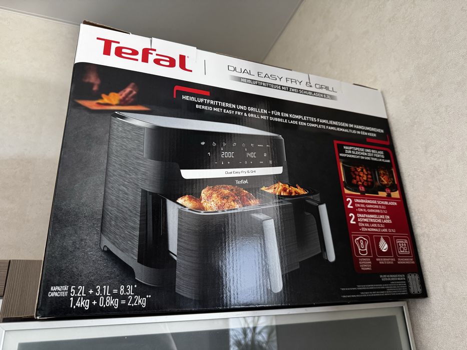 Мультипіч Tefal Dual Easy Fry & Grill Air Fryer
