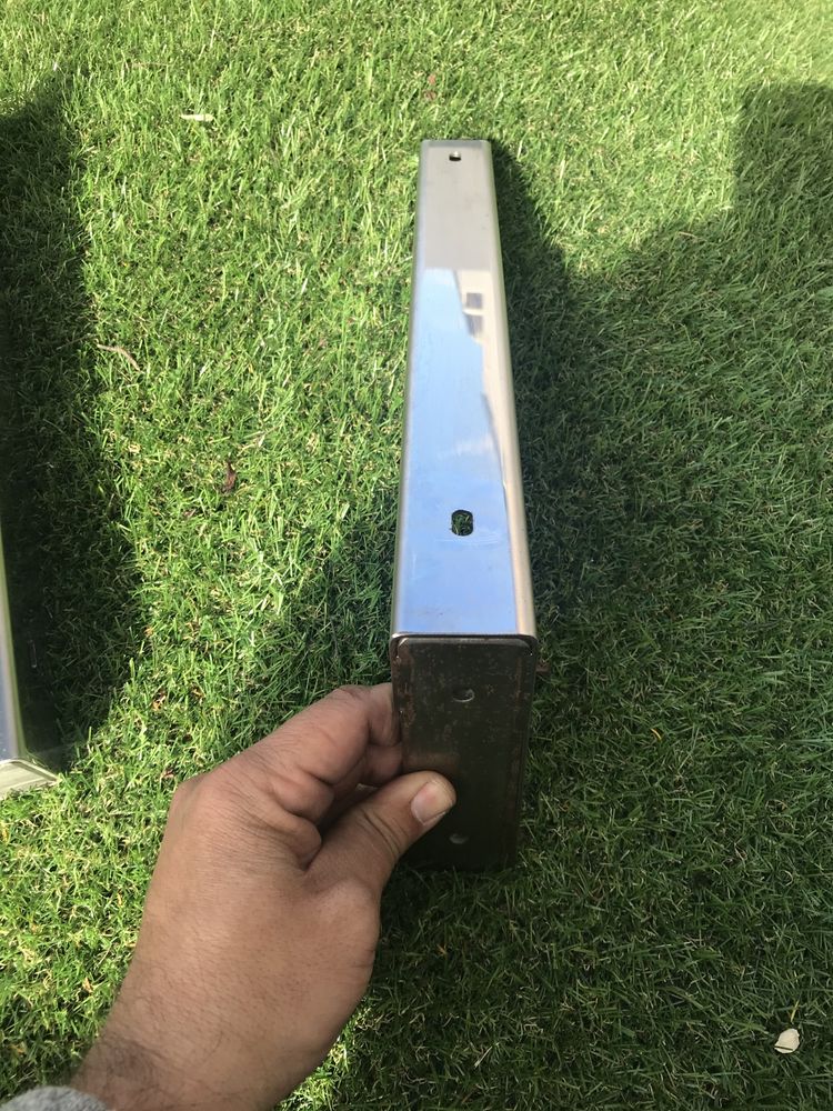 2 Suportes de inox para parteleira