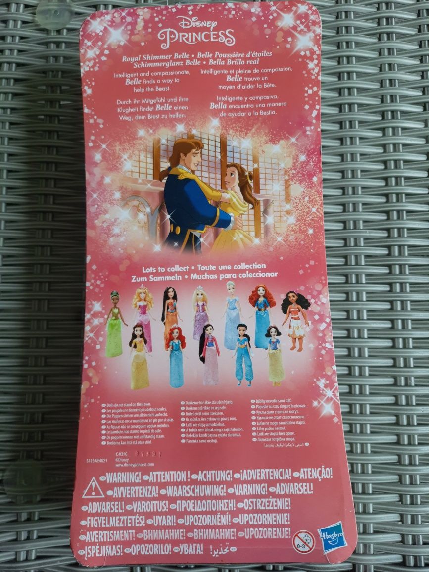 Nowa Lalka Księżniczk Disney Princess Royal Shimmer Bella firma Hasbro