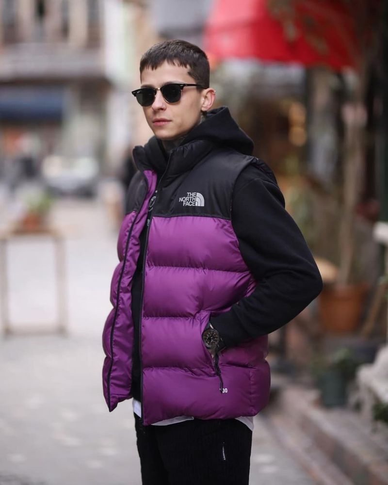 Жилетка The North Face фіолетова