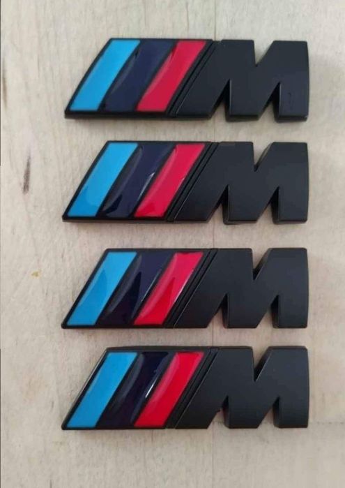 Símbolos BMW Pack M Laterais Mala 45mm 55mm 82mm