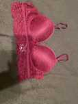 Bordowy biustonosz push up 70B