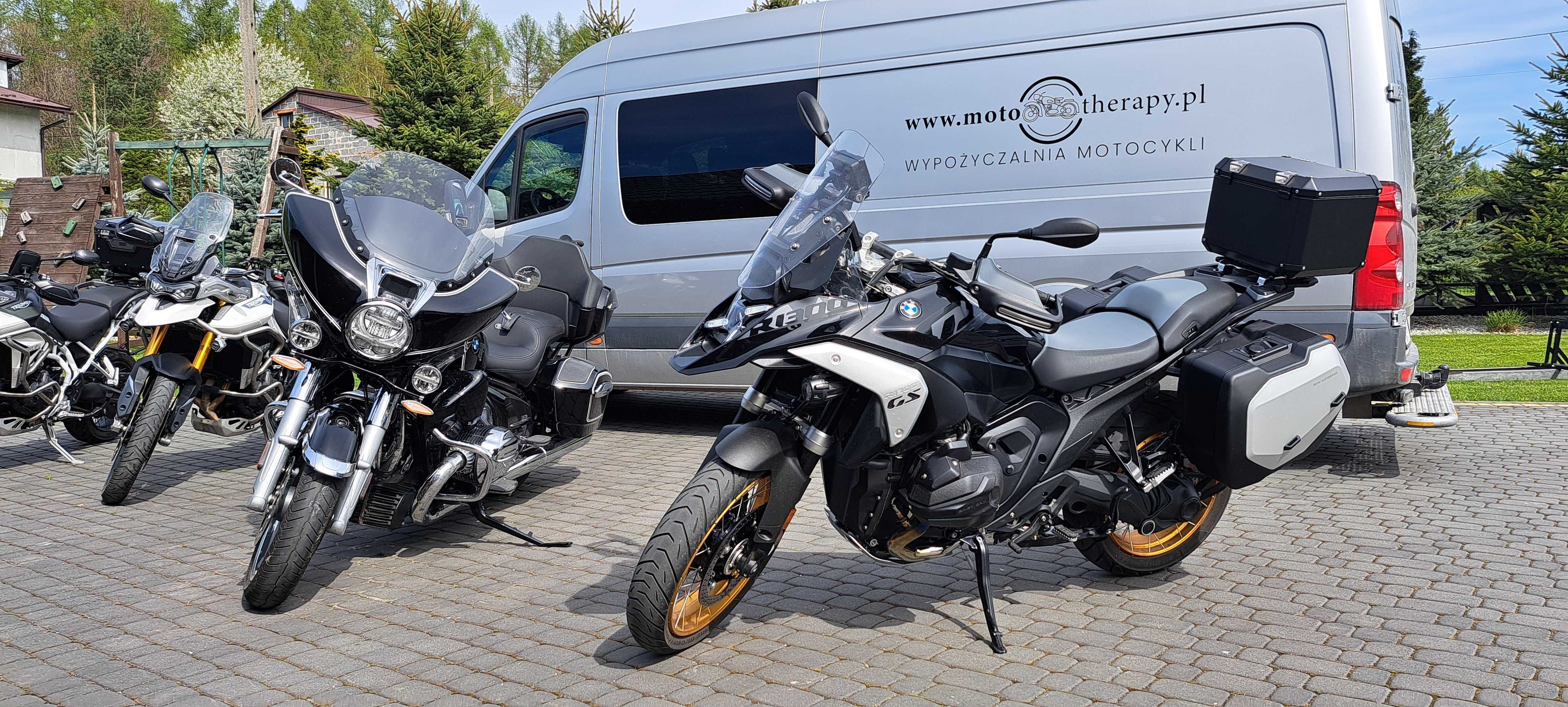Wynajem motocykli BMW R1300 GS, BMW R18 Wolne terminy na weeeknd!