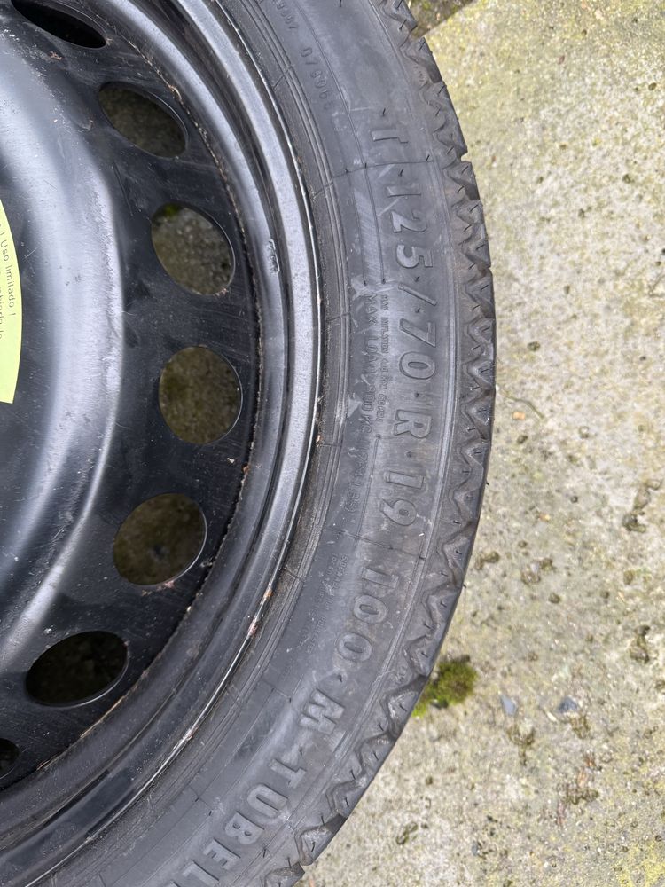 Dojazdówka do Audi A4 b8 b9 A4  125/70R19 Rozstaw śrub 5x112