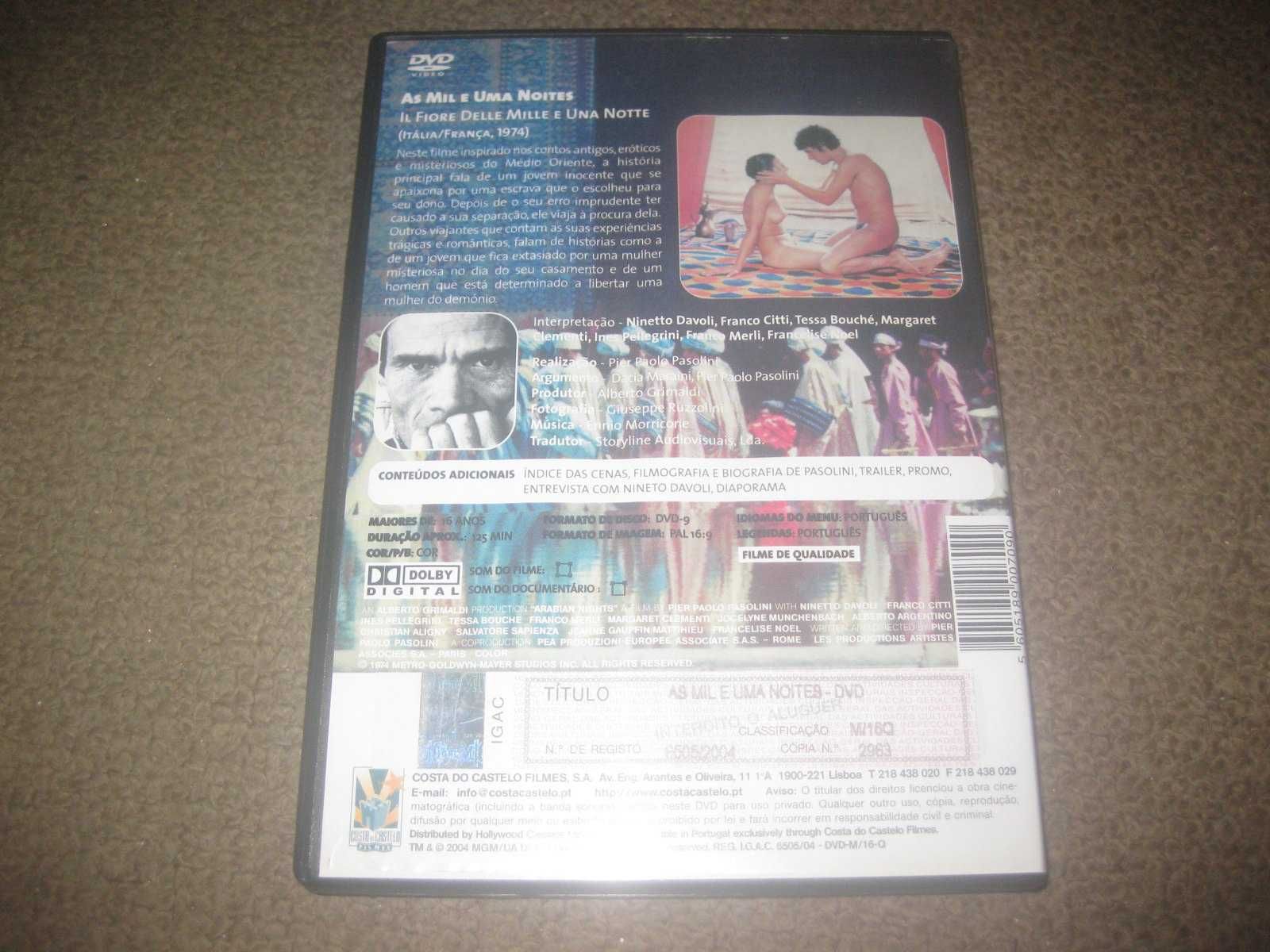 DVD "As Mil e Uma Noites" de Pier Paolo Pasolini