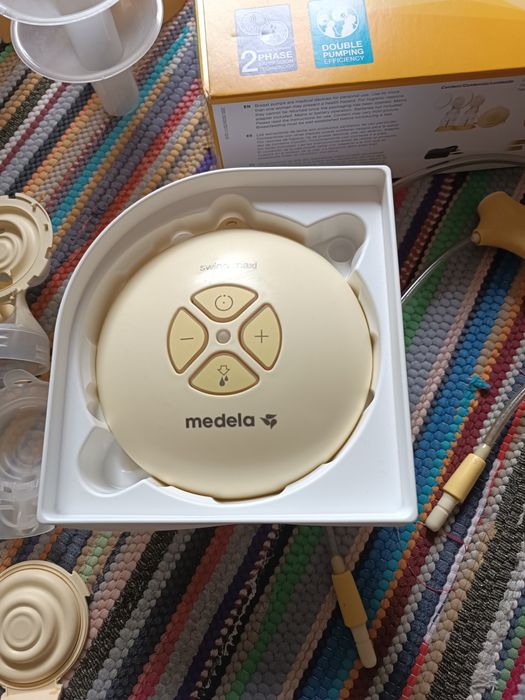Bomba dupla tirar leite medela swing maxi