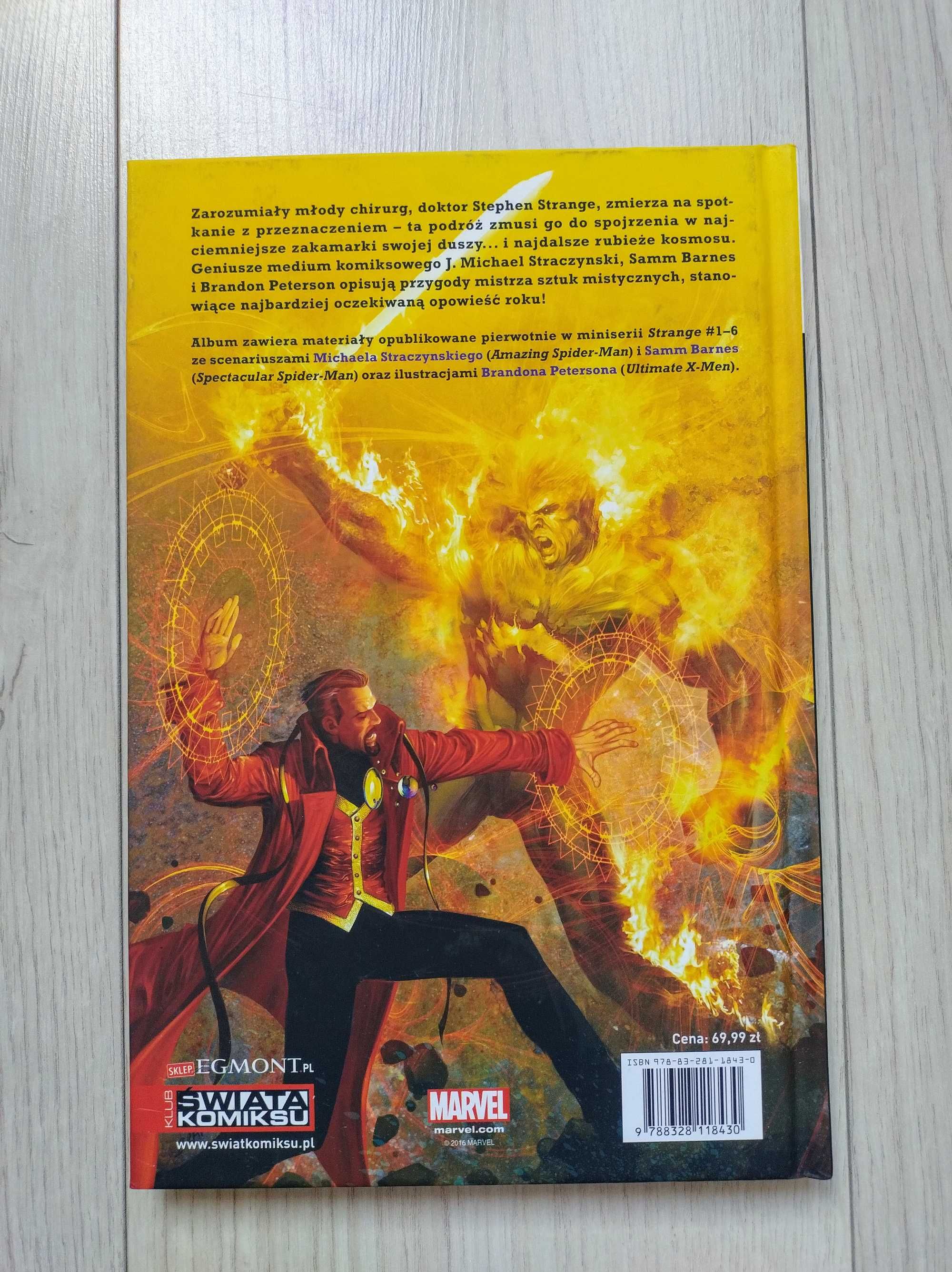 MARVEL Doktor Strange Początki i zakończenia komiks Straczynski Barnes