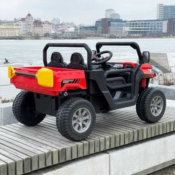 DUMPER Pickup Terenowy 4x4 Wywrotka John Deere Auto Akumulator DZIECI