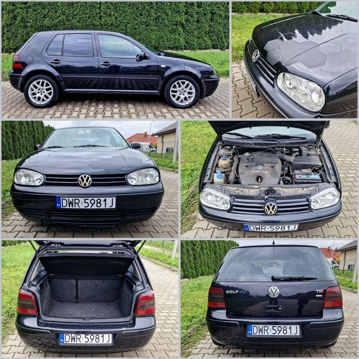 VW GOLF IV 1.9TDI 90KM Przebieg 213tys! EDITION, Bez Rdzy, Klima, BBS