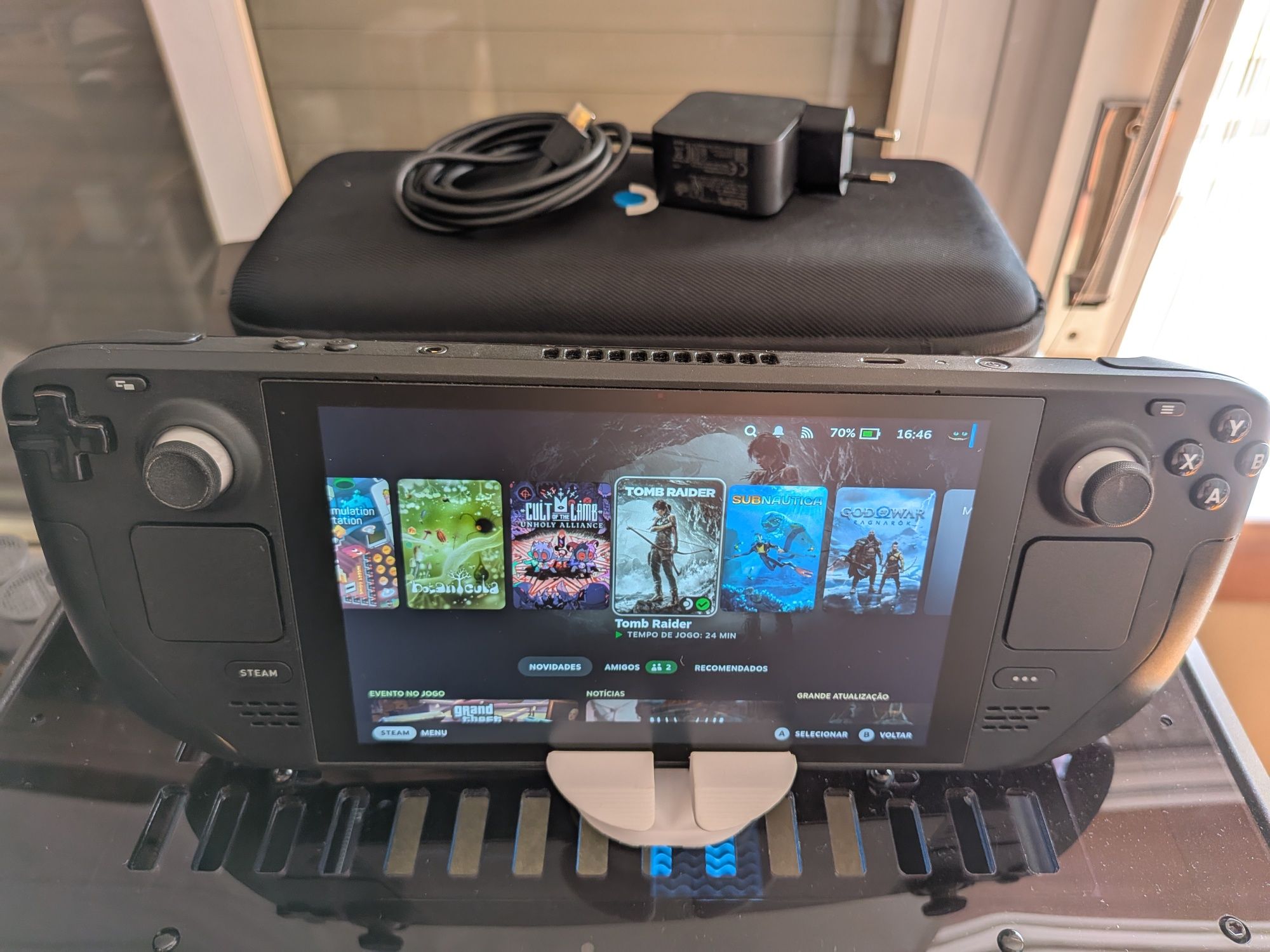 Steamdeck LCD 512 com case