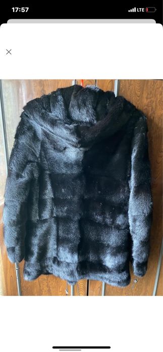 Шуба норковая  поперечка трансформер S