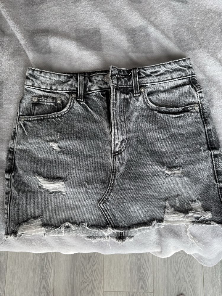 Юбка Zara серая