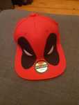 Czapka Deadpool Big Face Red Snapback - Difuzed