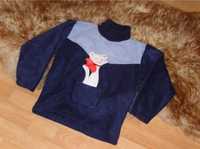 Sweterk dziecięcy golfik vintage
