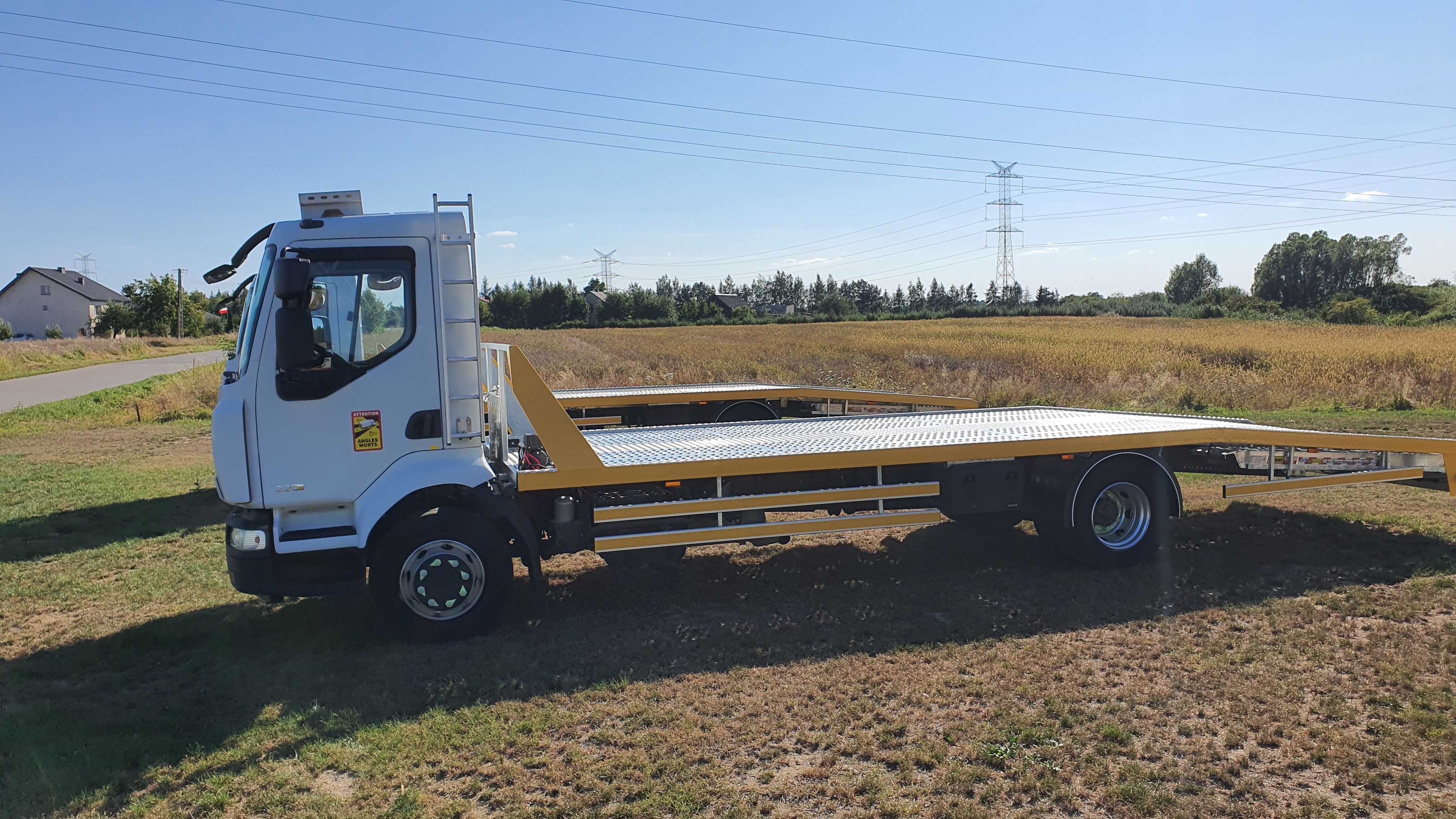 Zabudowa laweta najazd ciężarowy 7,5-10t komplet Eurocargo MAN ATEGO