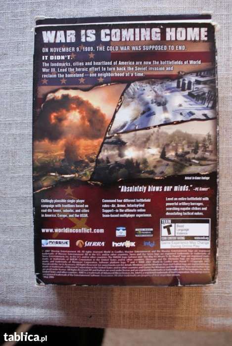 WORLD IN CONFLICT na PC strategy game of the year