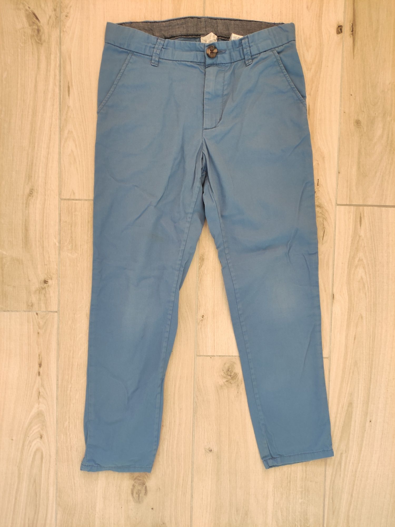 3 szt.spodnie jeansy h&m slim fit rozm.122