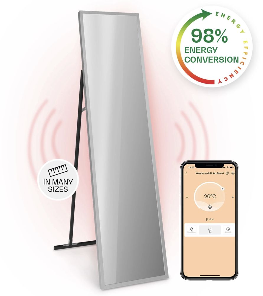 Grzejnik Lustro na podczerwień Klarstein La Palma Smart