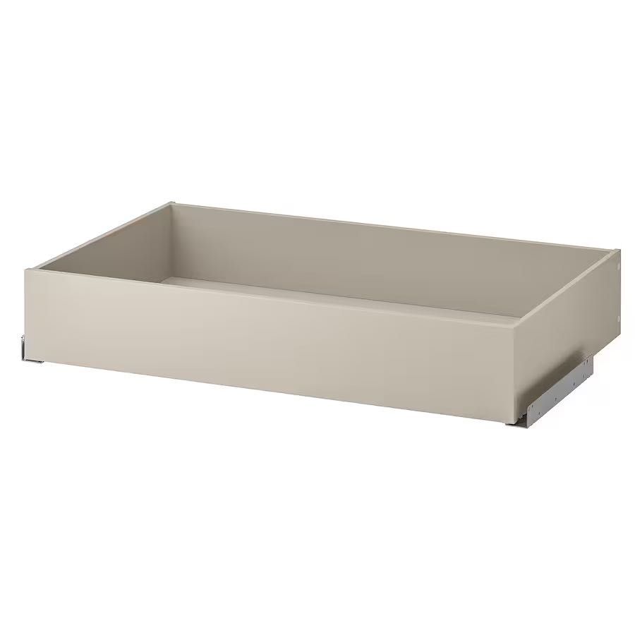 Szuflada IKEA KOMPLEMENT 100x58 cm, kolor szarobeżowy