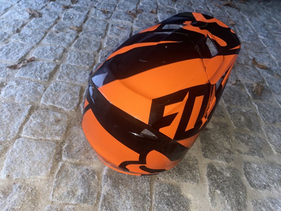Capacete fox v1  usado