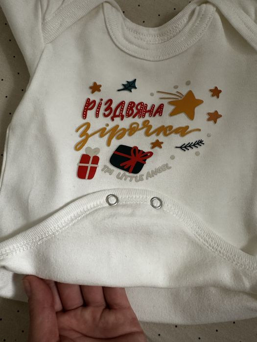 Боді на різдво як для хлопчика так і для дівчинки