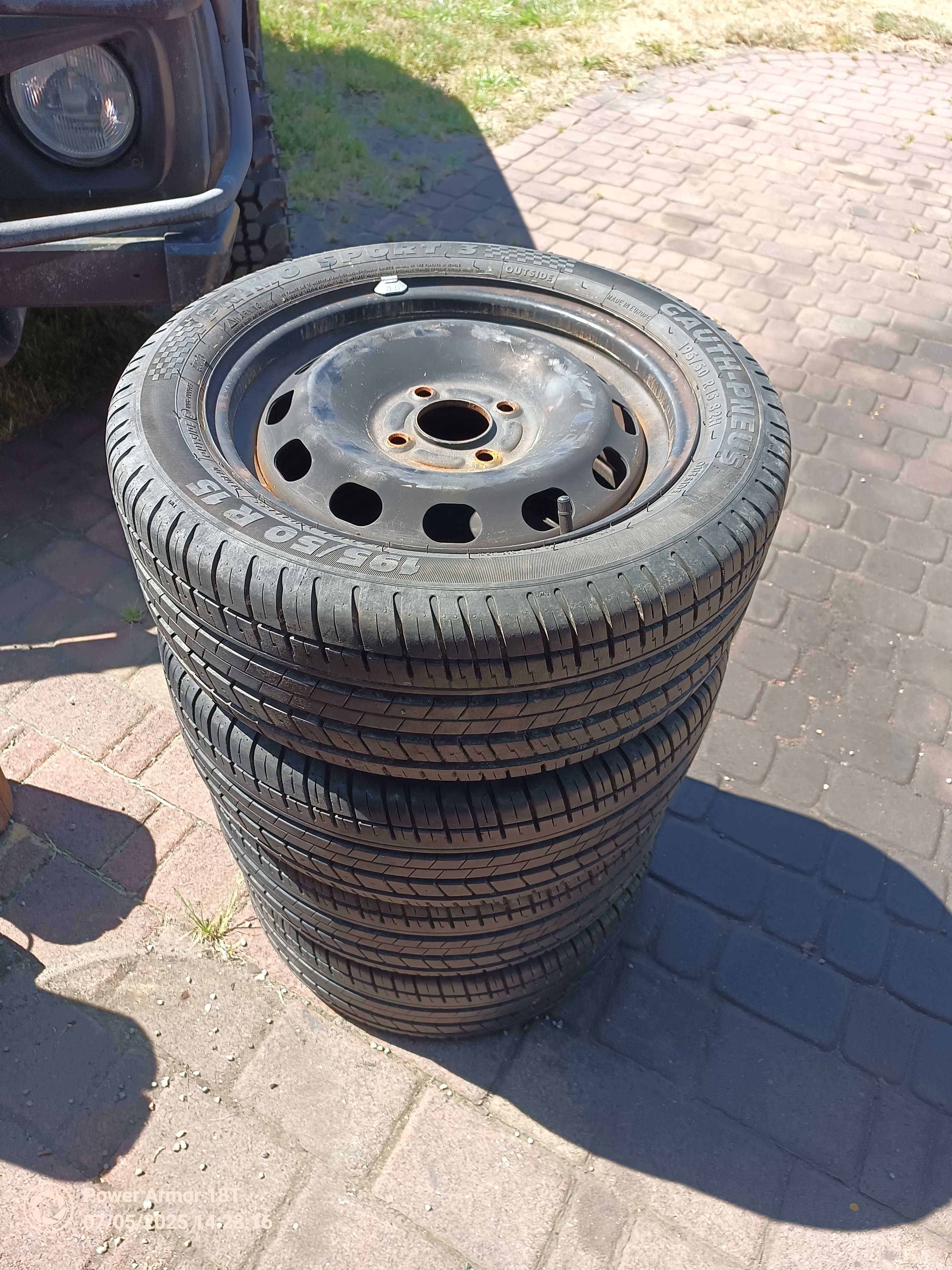 koła Fiesta MK7 195/50R15