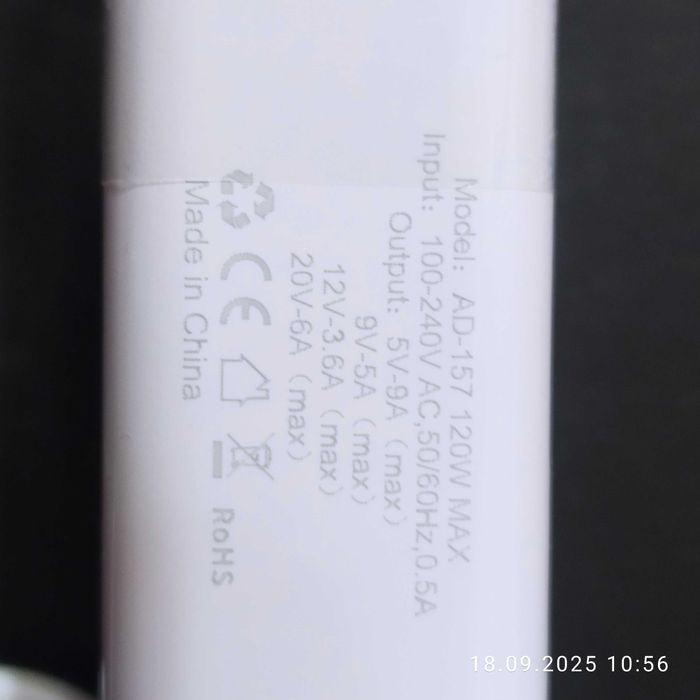 Зарядные устройства для телефона. 120w. 10A. USB ×Tape C. .