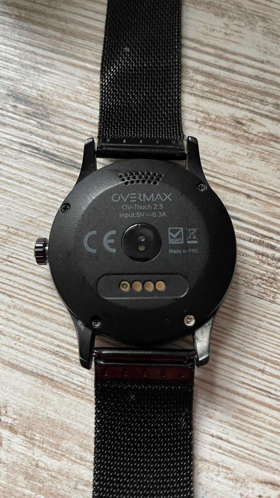 smartwatch overmax touch 2.5    [+ ładowarka, + skórzany pasek]