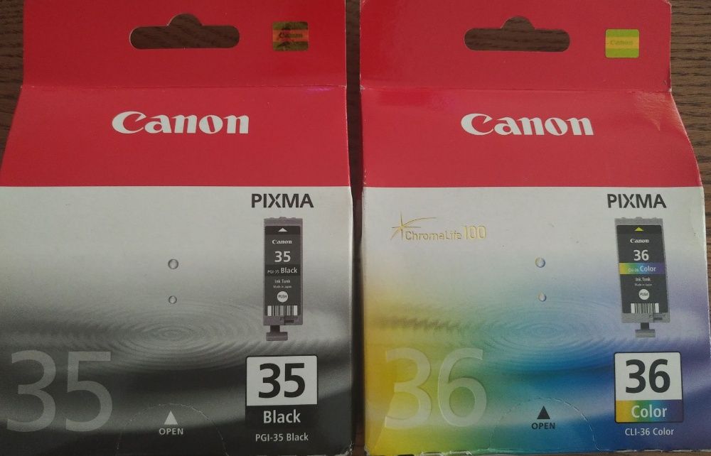 [SALDOS] tinteiros Canon PG35 + CLI36 - NOVOS