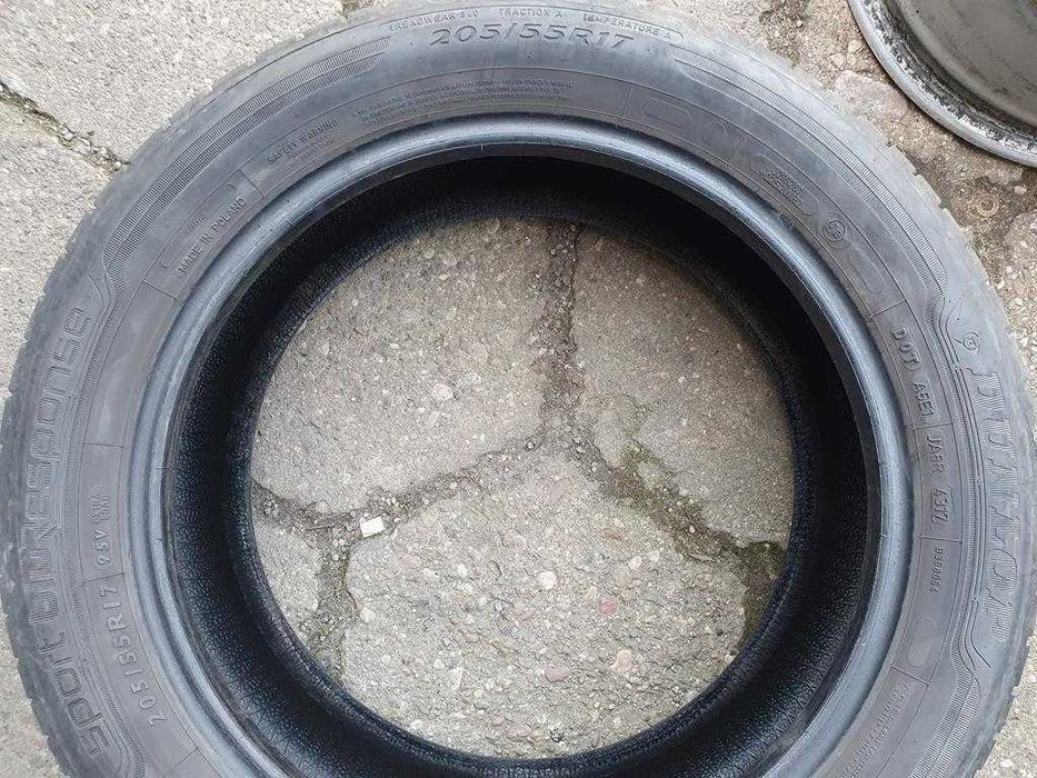 205/55R17 Dunlop Sport Blu Response XL para opon lato 6,0mm nr7860