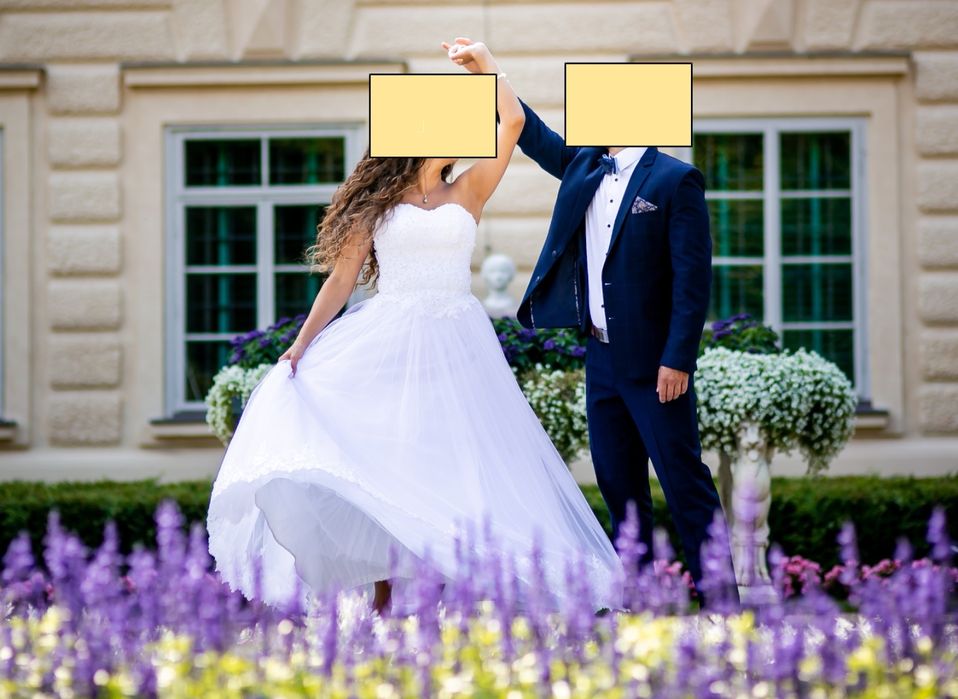 Suknia Ślubna WHITE LADY + bolerko i welon