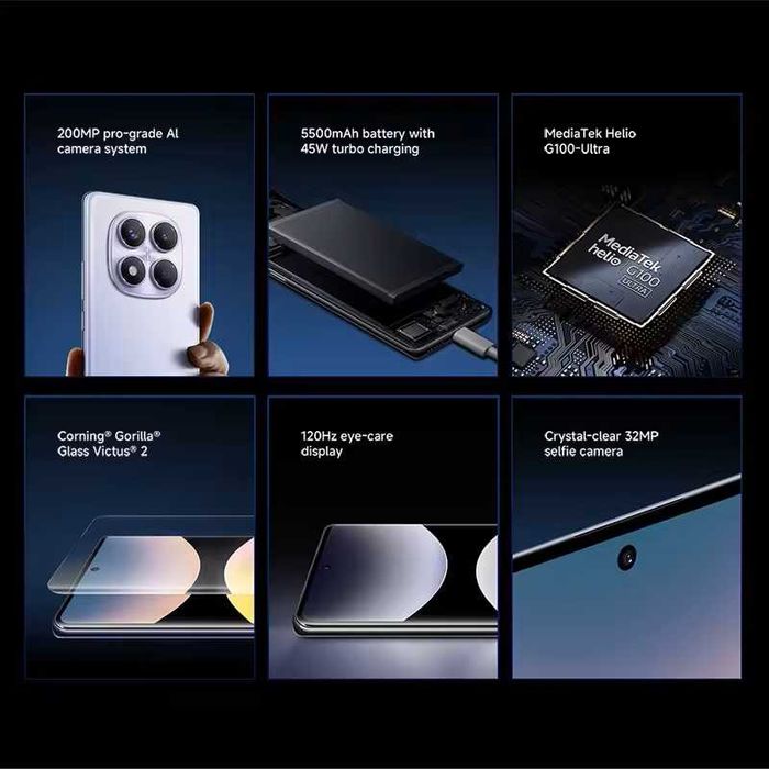 Смартфон Xiaomi Redmi Note 14 Pro 4G NFC (8/256 Гб, Global+блок живл.)