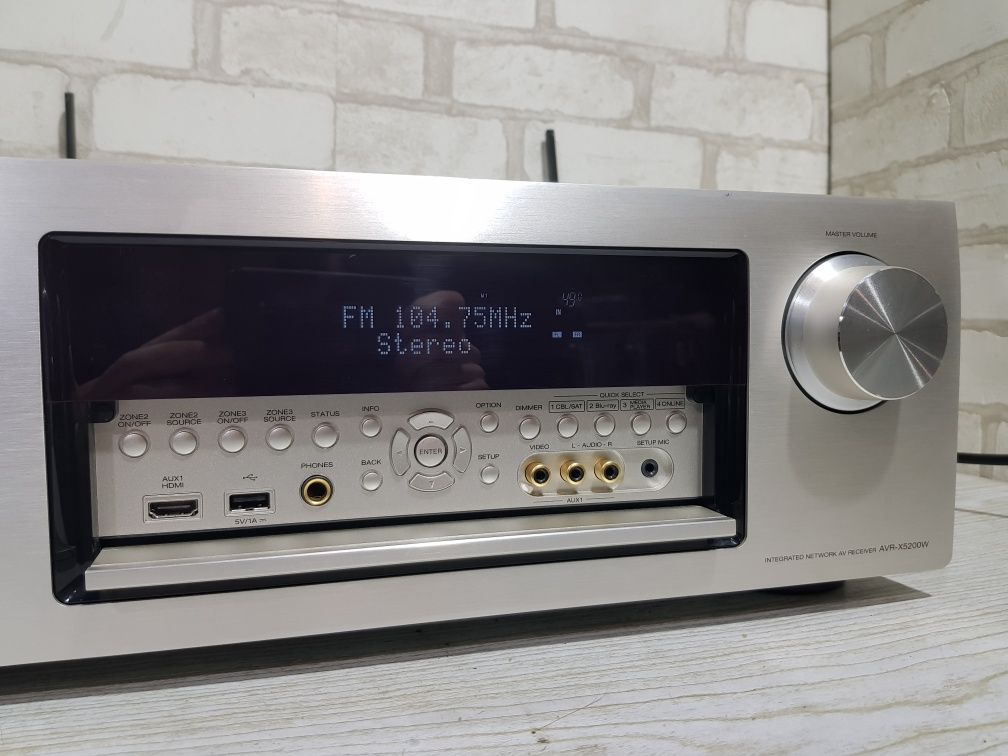 ТОР! Пульт! 9.2 AV ресивер DENON AVR X5200W, HDMI,Wi-Fi, Bluetooth,Б/у