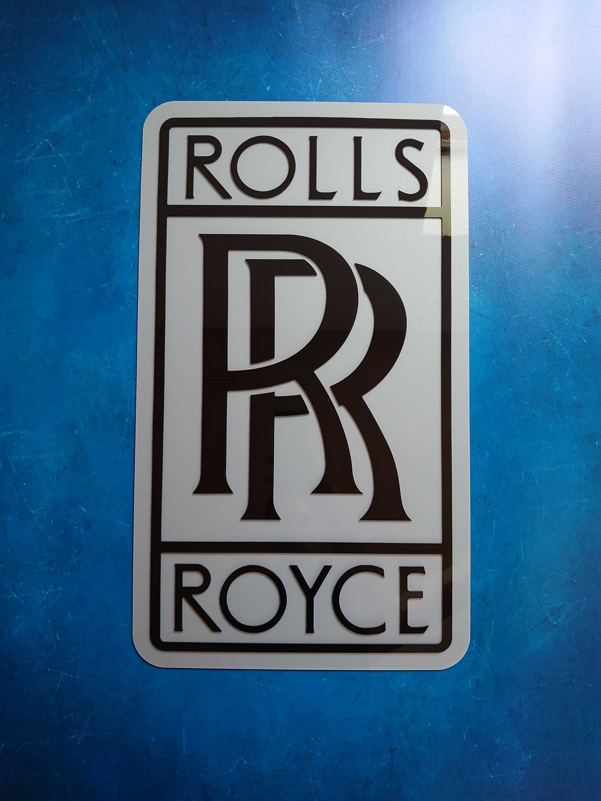 Rolls Royce logo na ścianę idealny na prezent dla męża chłopaka