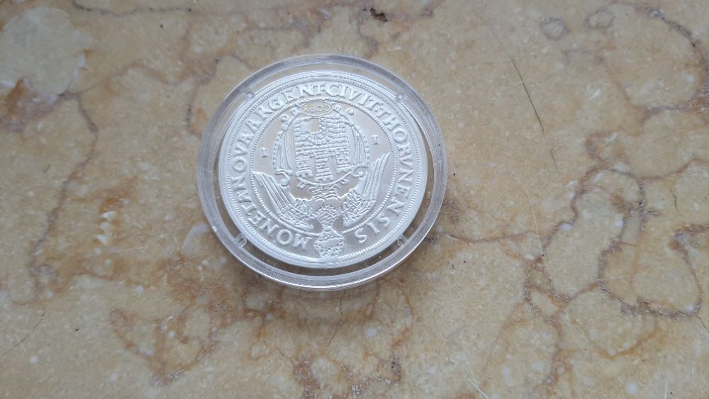 Talar pamiątkowy koronny - 1632r - kopia srebro Ag 0,999