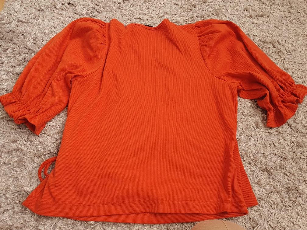 Pomarańczowa bluzka damska b.young rozmiar XL
