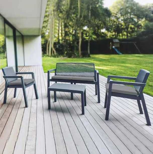 Набір садових меблів меблі для саду стільці диван стіл для дачі мебель