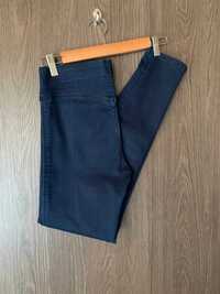 spodnie legginsy damskie granat 36 S Mango Denim&Tees